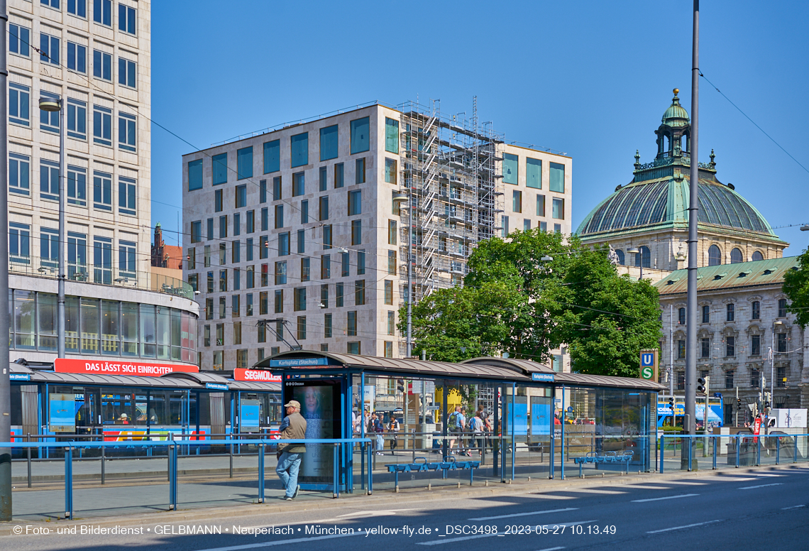 Mai 2023 - Neubau des Hotels Königshof am Stachus in München
